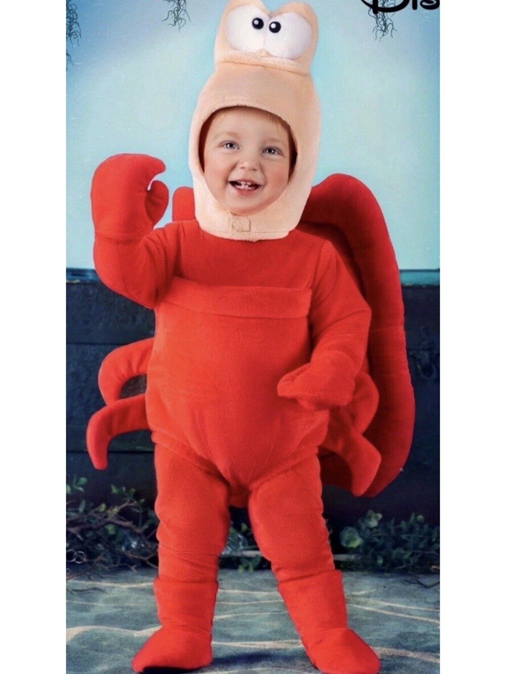 Disney The Little Mermaid Crab Sebastian Costume Halloween Size 4T